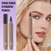2 PCS Microblading Eyebrow Pencil, 2026 New 4D Waterproof Four-tip Beard and Eyebrow Pen, Natural Eyebrow Makeup Long-Lasting Hair-like Strokes Magic Eye Brow Pencils for Women (Reddish brown) view 2