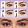 2 PCS Microblading Eyebrow Pencil, 2026 New 4D Waterproof Four-tip Beard and Eyebrow Pen, Natural Eyebrow Makeup Long-Lasting Hair-like Strokes Magic Eye Brow Pencils for Women (Reddish brown) view 4