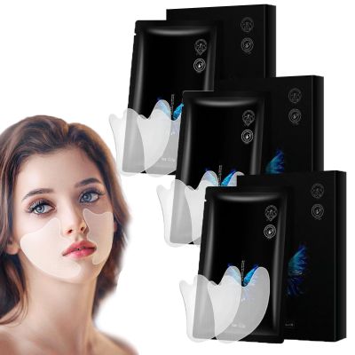 3 Box Face Nutrition Wrinkle Removal Lift Sticker - Microcrystalline Nasolabial Folds Removal Mask Laugh Line Lifting Mask Nasolabial Fold Stickers Facial Wrinkle Patches (Facial Care)