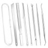 7 Pack Ingrown Toenail Tool Pedicure Tools for Feet, Stainless Steel Toenail Removal Kit, Professional Surgical Manicure Treatment Pedicure Tools for Feet Under Nail Cleaner Correction Polish Pain view 1