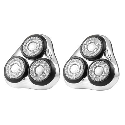 Rotary Replacement Shaver Head,Compatible with Remington Shaver Series,forR3,R4,R5,R6,R7,R8,SP-3141 and SP-5161 Foils (White-2PC)