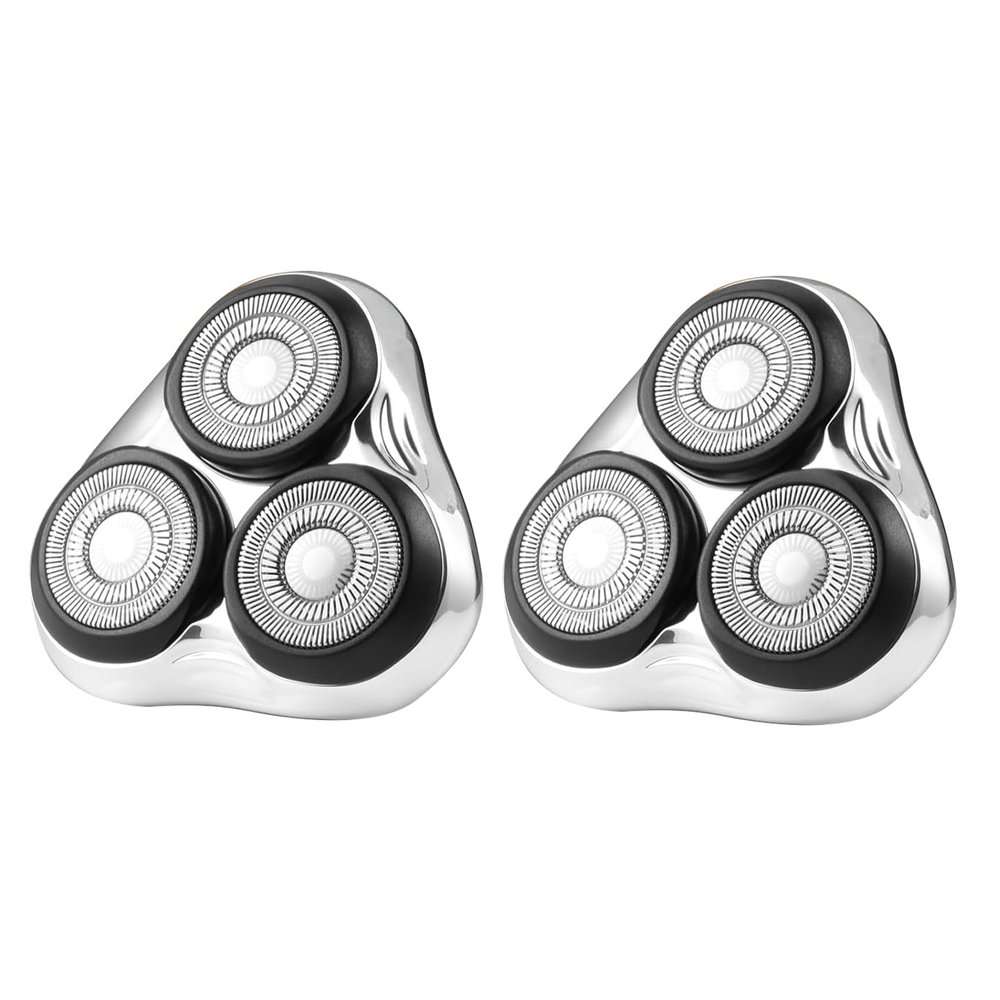 Rotary Replacement Shaver Head,Compatible with Remington Shaver Series,forR3,R4,R5,R6,R7,R8,SP-3141 and SP-5161 Foils (White-2PC)