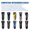 Rotary Replacement Shaver Head,Compatible with Remington Shaver Series,forR3,R4,R5,R6,R7,R8,SP-3141 and SP-5161 Foils (White-2PC) view 4
