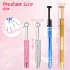 4Pcs Stainless Steel Piercing Ball Grabber Tool, Dual Thread Control Piercing Kit, 16G-18G Jewelry Applicator, Flat Back Earrings Insertion Pins, Complete Body Jewelry Maintenance Set view 2