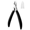 Ingrown Toenail Clippers, Slanted Straight Blade Nail Clipper for Ingrown Nails Fingernail or Cuticle Stainless Steel Nail Cutter Silicone Soft Handle Angled Nails Nippers for Men Women Seniors view 1
