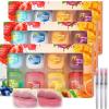 8pcs Fruit Flavored Lip Care Set, Lip Balm Lip Moisturizing Set 8 Kinds Of Fruit Flavor Lip Mask, 4-in-1 Mini Lips Balms for Moisturizing & Repairing (3Set) view 1