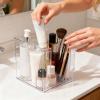 Acrylic Makeup Organizer,Top U Opening Divided Display Cases - Clear Makeup Organizer - for Offices Home Bathroom Desk Kitchen Closet Pen Pencil view 2