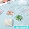 9Pcs Press on Nails Packaging Boxes, Press on Nail Storage Box, Clear Acrylic Nails Boxes with 30Pcs Adhesive Double Sided Tape for Nail Tips Container Display view 4
