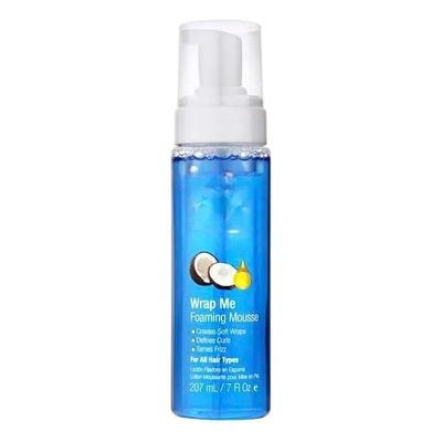 New Wrap Me Foaming Curl Mousse, Coconut and Shea Oil, 7 Fl Oz