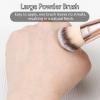 2 Pcs Dual-ended Makeup Brushes, Angled Foundation & Concealer, Foundation Contour Brush, Synthetic Bristles for Liquid, Cream, Blush view 4