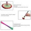 5pcs Soft Hair Nail Dust Brush, Nail Dust Cleaner Remover, Density Cosmetic Brush with Ergonomic Handle, Multi Functional Makeup Powder Blusher Brush for Nail Salon and Home Use view 4