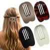 4 PCS Flat Hair Clips, Strong Hold Hair Clips for Thick Thin Hair, Stylish Classic Hair Barrettes, Large Flat Claw Clips for Women Girls (Mixing) view 1