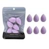 6PCS Mini Makeup Sponge Small Beauty Sponge Blender Set for Foundation, Powder, Concealer Highlight,and Eye Shadow, Purple view 1
