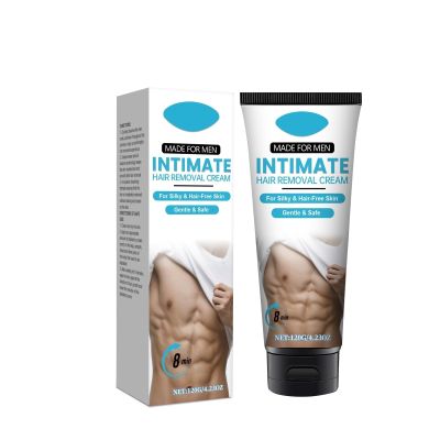Men's Mild Hair Removal Cream 120g Painless Hair Removal Cream For Body, Legs And Underarms With Glycerin Moisturizing(3 boxes)