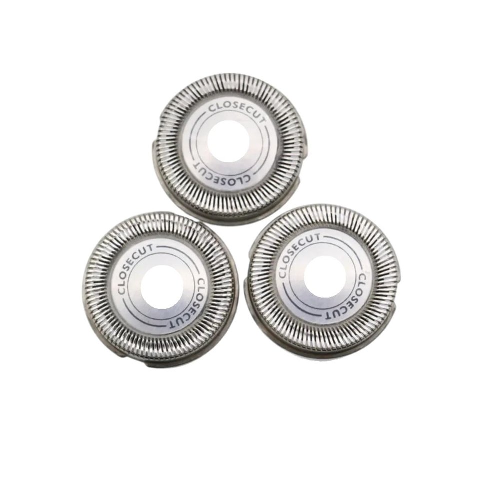 3Pcs Replacement Shaver HeadCompatible For PhilipsHQ56 HQ55 HQ4+ HQ3 Reflex Plus HQ6843 HQ300 HQ64 HQ916 CloseCut Shaver Heads