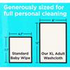 Assurance Premium Disposable Washcloths, XL 96 Count (Pack of 2). White, ASS-96-01 view 2