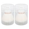 2Pcs Nail Dust Brush, Nail Dust Powder Remover Brush, Artificial with Soft Touch, Dual Purpose for Nail Dust and Makeup Application, Includes 2 Storage view 1