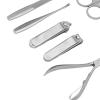 9pcs Double Layer Manicure Set, Stainless Steel Nail Clippers Pedicure Set, Multifunction Nail Care Kit with Storage Box, Complete Tools for and Home Use, view 3