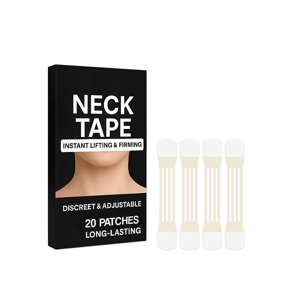 20Pcs Neck Tape, Neck Lift Tape Invisible Behind Necks - Easy to Apply & Remove, Long-Lasting Hold, Suitable for Daily Wear & Special Occasions