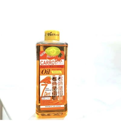 Carrot Super Whitening Oil, Body Repair Treatment, 300ml, 7 Days Results