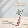 Chic Lip Gloss Holder With Mirror,Potable Lipstick Holder Stainless,2 In 1 Mesh Bag Key Chain Pendant Accessories (Type A) view 2