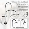 TsoLay Head Spa Water Circulation Rack, Head Spa Waterfall Equipment with 17 Micro-Jets and 360 Rotating Mount, Water Flow Size Can Be Adjusted, Can Be Bent, for Shampoo Bowl Basin Hair Station view 2