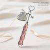 Chic Lip Gloss Holder With Mirror,Potable Lipstick Holder Stainless,2 In 1 Mesh Bag Key Chain Pendant Accessories (Type B) view 4