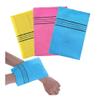 5Pcs Shower Bath Scrub Glove Korean Exfoliating Body Scrubs Tows Wash Cloth Portable for Adults Coarse Grain Brush(Yellow) view 2