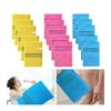 5Pcs Shower Bath Scrub Glove Korean Exfoliating Body Scrubs Tows Wash Cloth Portable for Adults Coarse Grain Brush(Yellow) view 3