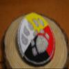 Beaded Hair Clips Native American Style Handmade Collection (4 Direction Bear-paw) view 2