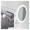Cosmetic Vanity Mirror 5 Times Magnification LED 7 Inch Makeup Mirror Beauty with Light Mirror with Suction Cup Bathroom Mirror view 2