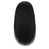 LECIPO 100% Real Human Hair Mannequin Head with Stand Manikin Cosmetology Doll Training Head for Hairdresser Practice Braiding Styling Curling Cutting Display view 2