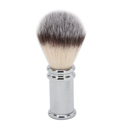 Beard Brush for Men, Shaving Brush with Soft Imitation, Quick Dry Portable Beard Brush for Home Salon Travel, Zinc Alloy Handle for Comfortable Grip and Rich Foam