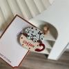 2PCS Dog Coffee Cup Hair Clips,Dog Cup Hair Bangs Clips,Animal Shape Hair Duckbill Clips,Acetate Hairpins for Girls,Small Side Hair Barrettes for Women (Beige) view 4