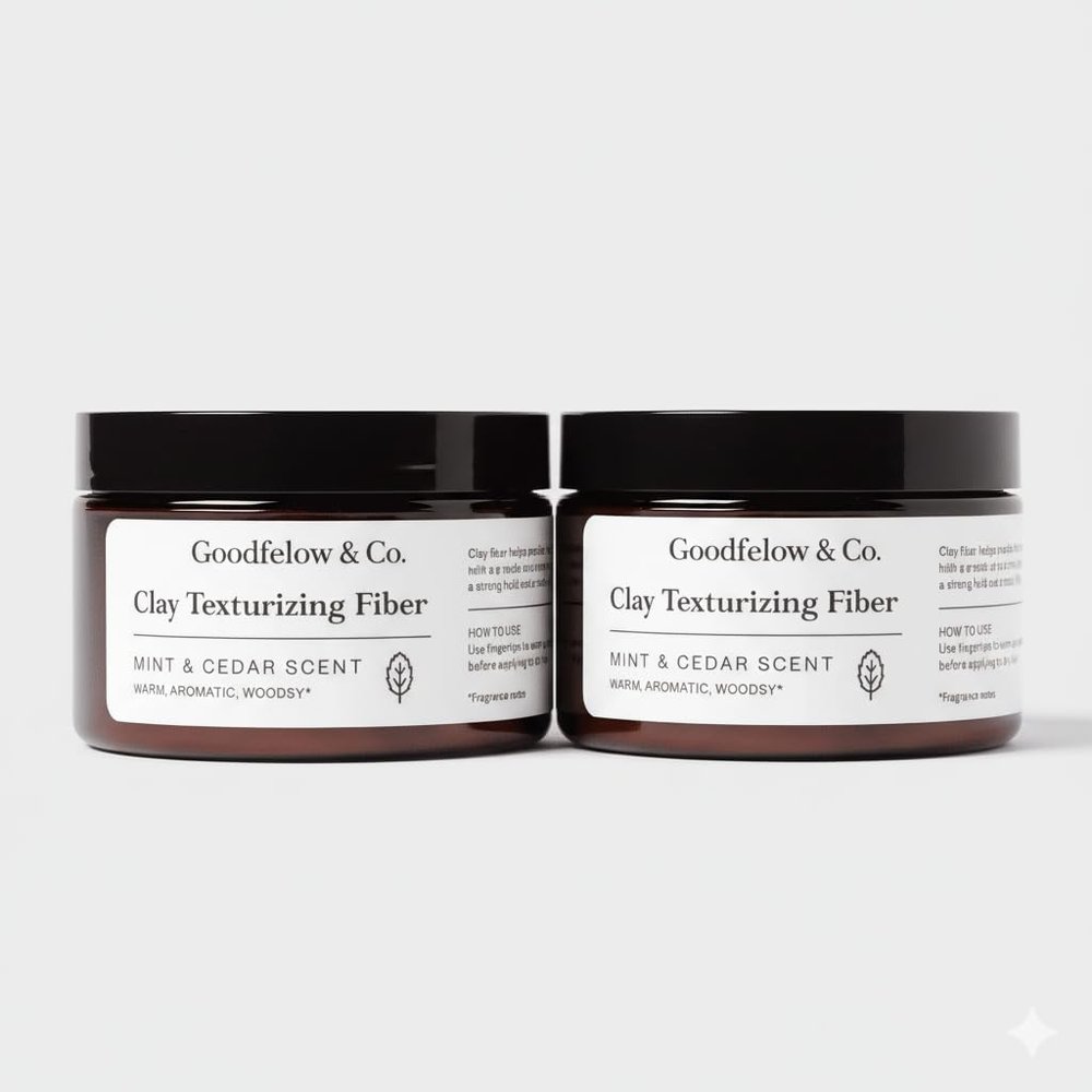 Goodfellow & Co - Men's Texturizing Fiber - 4oz for Flexible Hold and Natural Texture (Bundle of 2)