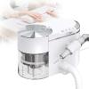 VitalisWorks Nail Dust Collector & Drill,Electric Nail File with Vacuum Suction,35,000 RPM High Speed,Forward/Reverse Rotation,Lightweight Abs Design for Nail Techs & Beginners (White) view 1
