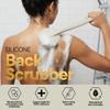 TOOLETRIES Silicone Back Scrubber - Exfoliating Shower Brush, Back Washer for Men, Durable Back Brush with Long Handle - Long Lasting Bath & Shower Accessories - Sand view 3