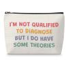 Sfodiary Medical Students Graduation Gift Makeup Bag for Women Future Doctor Gift for Friend Ceremony Gifts for White Coat Future DR New Doctor Gifts Nurse Practitioner Presents for Friend view 1