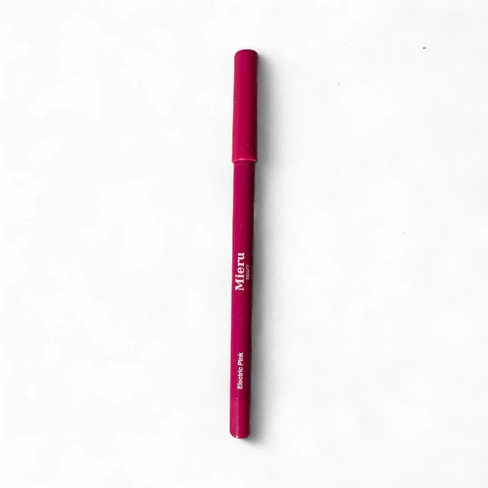 MIERU Lip Contour Set, 8 Shades Lip Liner Collection, Brown and Red Tones (Electric Pink)
