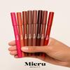 MIERU Lip Contour Set, 8 Shades Lip Liner Collection, Brown and Red Tones (Electric Pink) view 4