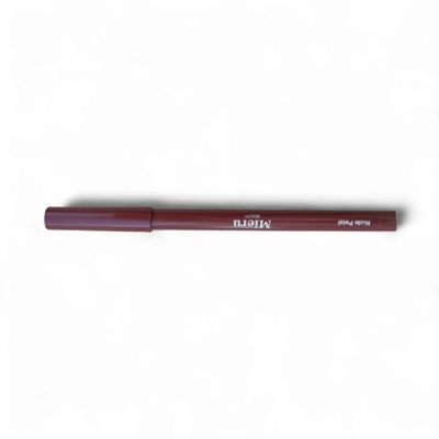 MIERU Lip Contour Set, 8 Shades Lip Liner Collection, Brown and Red Tones (Nude Petal)