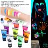 LiebeWH Face Body Paint 10ml Blacklight Fluorescent Face and Body Paint Makeup for Festivals Parties Halloween view 3