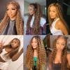10 12 14 inch Highlight Deep Wave Bundles Human Hair P4/27 Brown and Blonde Bundles Deep Wave Human Hair #4 & #27 Color Track Mix Brazilian Hair Sew-In Extensions view 2