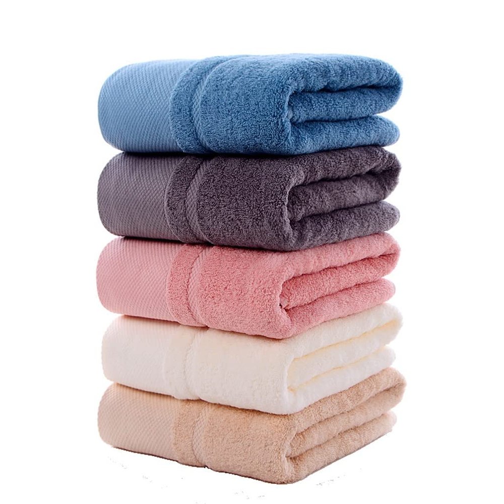 OOAYDYWO Long Staple Cotton Face Wash Dark Towel Thickened Absorbent Hair