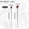8Pcs Nose Contour Brush Eyeliner Brush Set Ultra Thin Angled Concealer Brushes Soft Bristles Flat Eyeliner Brushes Professional Beauty Cosmetic Tool for Natural, Smoky and Bold Eye Looks view 2