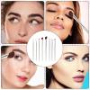 8Pcs Nose Contour Brush Eyeliner Brush Set Ultra Thin Angled Concealer Brushes Soft Bristles Flat Eyeliner Brushes Professional Beauty Cosmetic Tool for Natural, Smoky and Bold Eye Looks view 4