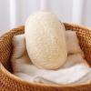 2 Pack Natural Loofah Exfoliating Body Scrubber, Biodegradable Plant-Based Luffa Bath Sponge Pad for Men and Women, Large Exfoliating Shower Loofa Scrubber (Beige) view 2