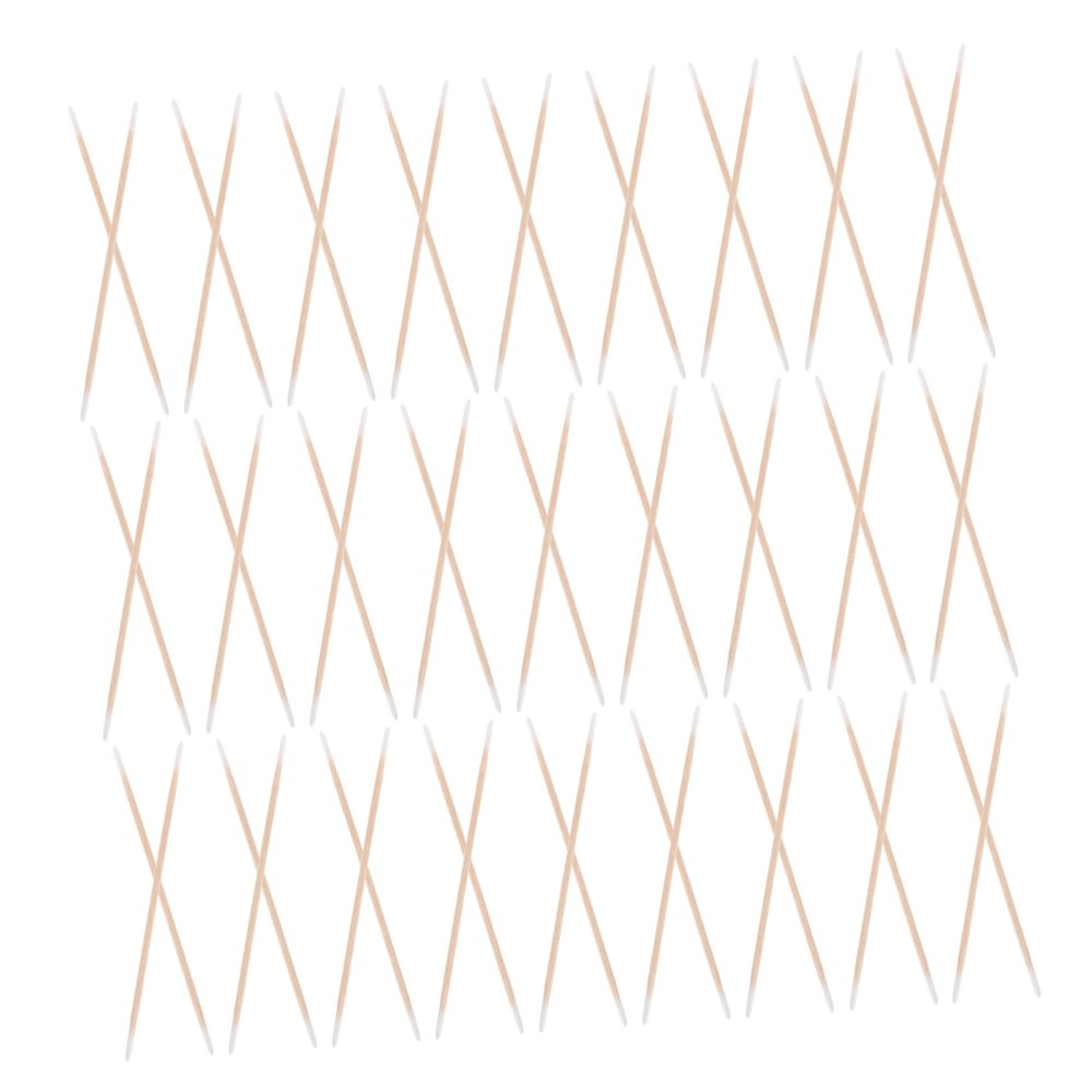 Beatifufu 1200pcs Fine Tip Cotton Swabs for Nails with Wooden Handles Disposable Double-ended Applicator Sticks for Precise Manicure Eyebrow Tattoo Jewelry Cleaning and Electronics