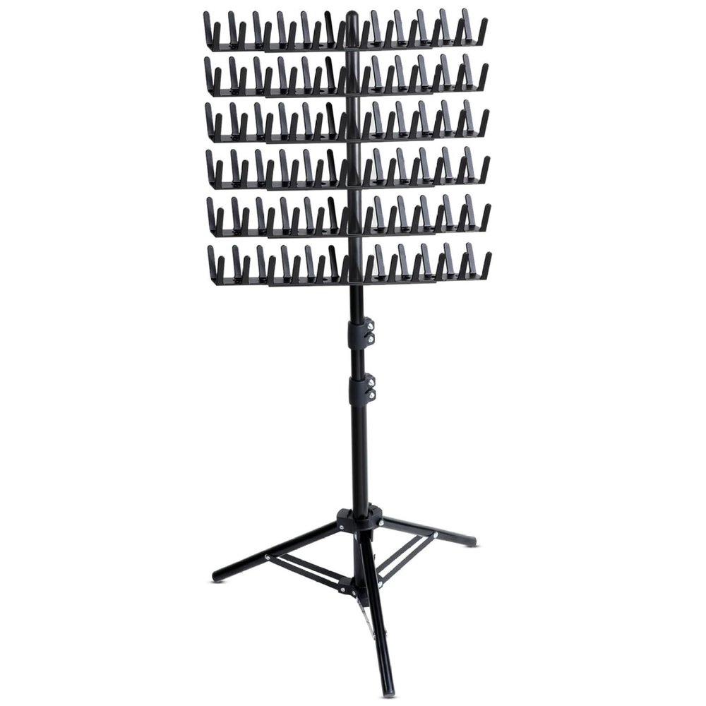 Braiding Hair Rack Height Adjustable Braiding Rack 144 Pegs 2-Side Hair Divider for Separator Stand Stylist Display Stand