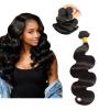 Body Wave Bundles Human Hair,Human Hair Bundles Tangle-free,Synthetic Hairs Extensions,Unprocessed Curly Bundles Hairs 16 18 20 22 24 Inch for Women Natural Color (22Inch) view 1